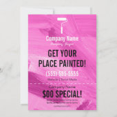 Invitation Peintre 5x7 Flyer (Dos)