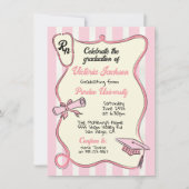 Invitation Peinture à la main rose Médicale infirmière infirm (Devant)