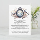 Invitation Peinture à l'aquarelle autour de l'horloge Shower  (Debout devant)