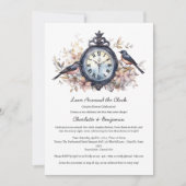 Invitation Peinture à l'aquarelle Shower pour couples autour (Devant)