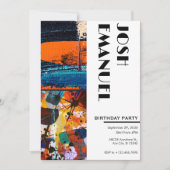 Invitation peinture Abstraite (Devant)