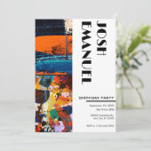 Invitation peinture Abstraite (Debout devant)