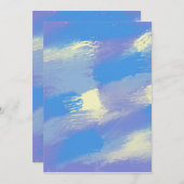 Invitation peinture abstraite (Devant / Derrière)