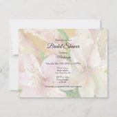 Invitation Peinture Alstromeria douce (Devant)