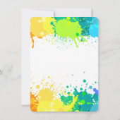 Invitation Peinture Art-astique Anniversaire (Dos)