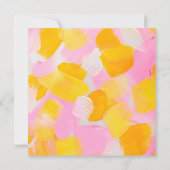 Invitation Peinture Art peinture fête d'anniversaire (Dos)