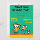 Invitation Peinture avec Maisy ! (Devant)