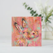 Invitation peinture d'âne (Debout devant)