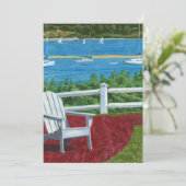 Invitation Peinture de chaise Adirondack (Debout devant)