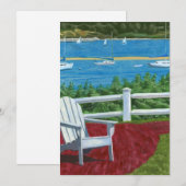 Invitation Peinture de chaise Adirondack (Devant / Derrière)
