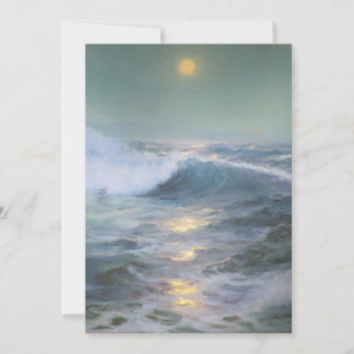 Invitation Peinture de coucher de soleil apaisant