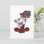 Invitation Peinture de guerre (Debout devant)