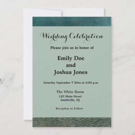 Invitation Peinture de la faune de la sterne de l'Arctique Au (Devant)