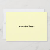 Invitation Peinture de marguerites blanches jardin (Dos)