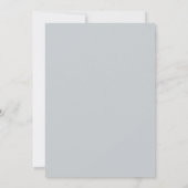 Invitation Peinture de mariage Mustard Midnight (Dos)