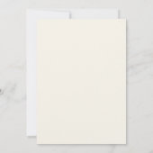 Invitation Peinture de mariage violet mousse de mer (Dos)