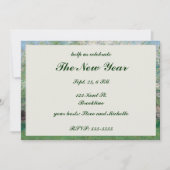 Invitation Peinture des pommiers aux fleurs blanches (Devant)