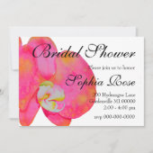 Invitation Peinture d'orchidée rose (Devant)