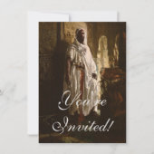 Invitation Peinture en chef maure africaine Portrait (Devant)