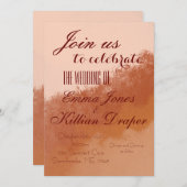 Invitation Peinture en terre cuite (Devant / Derrière)