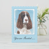 Invitation Peinture espagnole Springer anglaise Peinture orig (Debout devant)