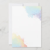 Invitation Peinture et Fête des mariées de sip (Dos)