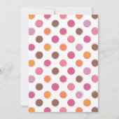 Invitation Peinture fête d'anniversaire (Dos)