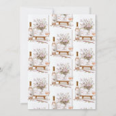 Invitation Peinture Fête des mariées de nuit Paint Party (Dos)