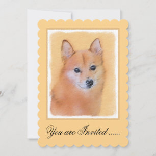 Invitation Peinture finlandaise Spitz - Jote Original Chien A