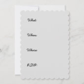 Invitation Peinture française de Bulldog (Pied de broche) - A (Dos)