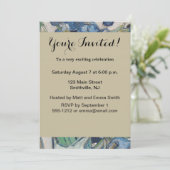 Invitation Peinture impressionniste vase d'iris de Van Gogh (Debout devant)