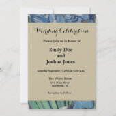 Invitation Peinture impressionniste Vase Iris de Van Gogh (Devant)