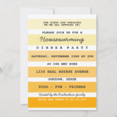 Invitation Peinture jaune, échantillon de la partie de réchau (Devant)