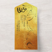 Invitation Peinture Originale Chat Nouvel An Vietn (À l'intérieur)