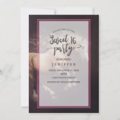 Invitation Peinture Pastel D'Un Cheval De Course (Devant)