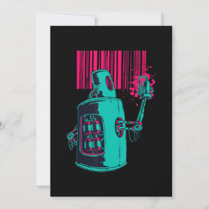 Invitation Peinture  Robot Spray Painting Grafi Bar Code