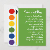 Invitation Peintures et brosses (Devant)