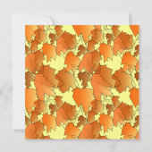 Invitation Pèlerin Turquie Thanksgiving Dîner (Dos)