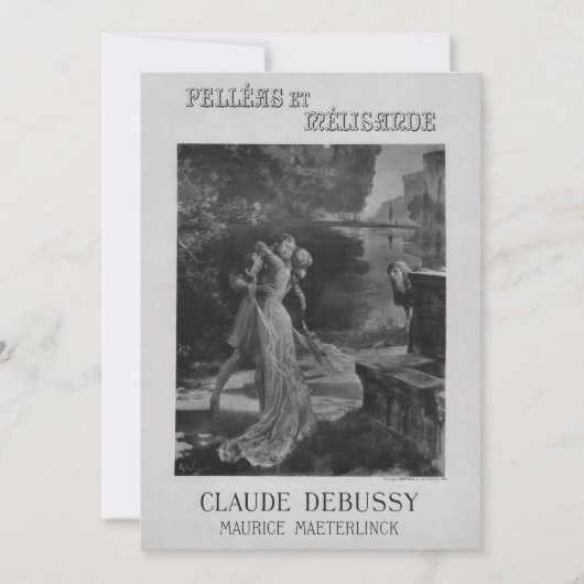 Invitation Pelleas et Melisande Opéra, 1902 (Devant)