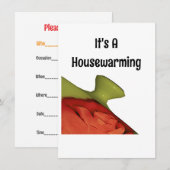 Invitation Pendaison de crémaillère (Devant / Derrière)