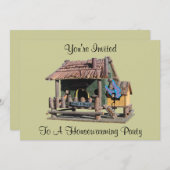 Invitation Pendaison de crémaillère (Devant / Derrière)