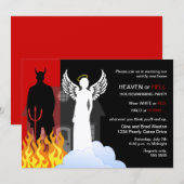 Invitation Pendaison de Crème ou Enfers (Devant / Derrière)