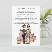 Invitation Pendaison de Crème pour Militaires (Debout devant)