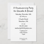 Invitation Pendaison de Crème pour Militaires (Dos)