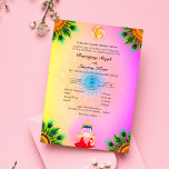 Invitation Pendjabi Sikh Mariage Anand Karaj Peacock<br><div class="desc">Embarquez pour le voyage de l'amour avec notre Faire-part de mariage sikh. Conçu avec respect et orné de symboles sacrés, il résume l'essence de la tradition et de la célébration sikh. Rayonnant de couleurs vives et de détails complexes, il invitation ceux qui ont aimé témoigner et bénir l'union de deux...</div>