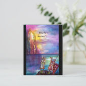 Invitation PENDRAGON Chevaliers médiévaux, Coucher de soleil  (Debout devant)