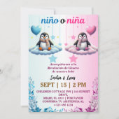 Invitation Penguin révèle le genre espagnol (Devant)