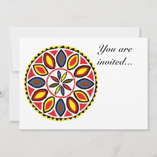 Invitation Pennsylvania-Dutch Daddy Good Luck Hex (Devant)