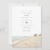 Invitation PENSACOLA FLORIDA Beach Destination Mariage (Devant)