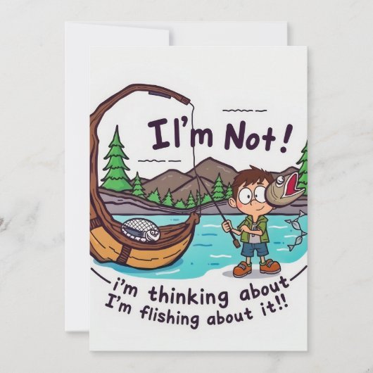 Invitation Pensées de pêche : Pas seulement un grand conte! (Devant)